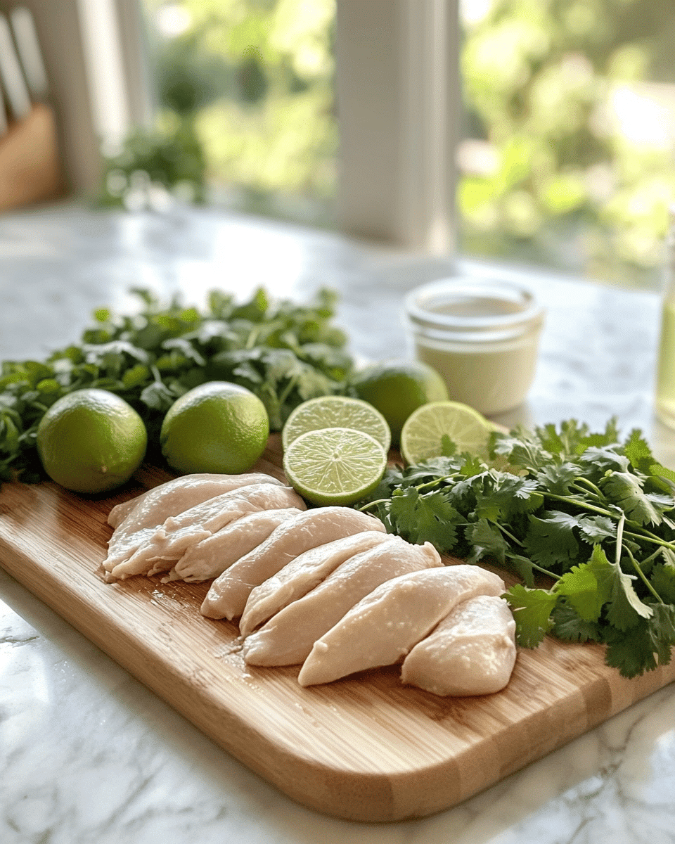 Creamy Cilantro Lime Chicken ingredients