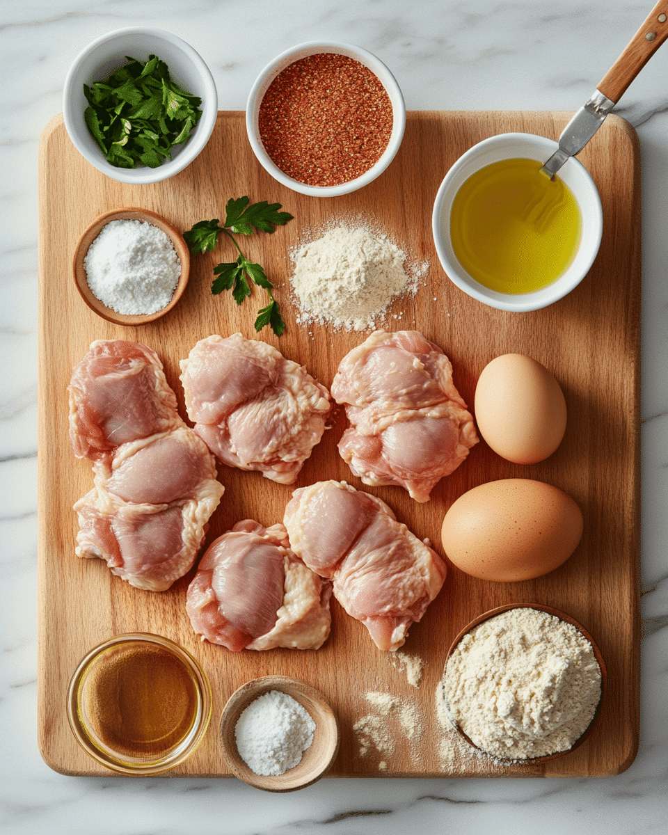Crispy Oven Fried Chicken ingredients