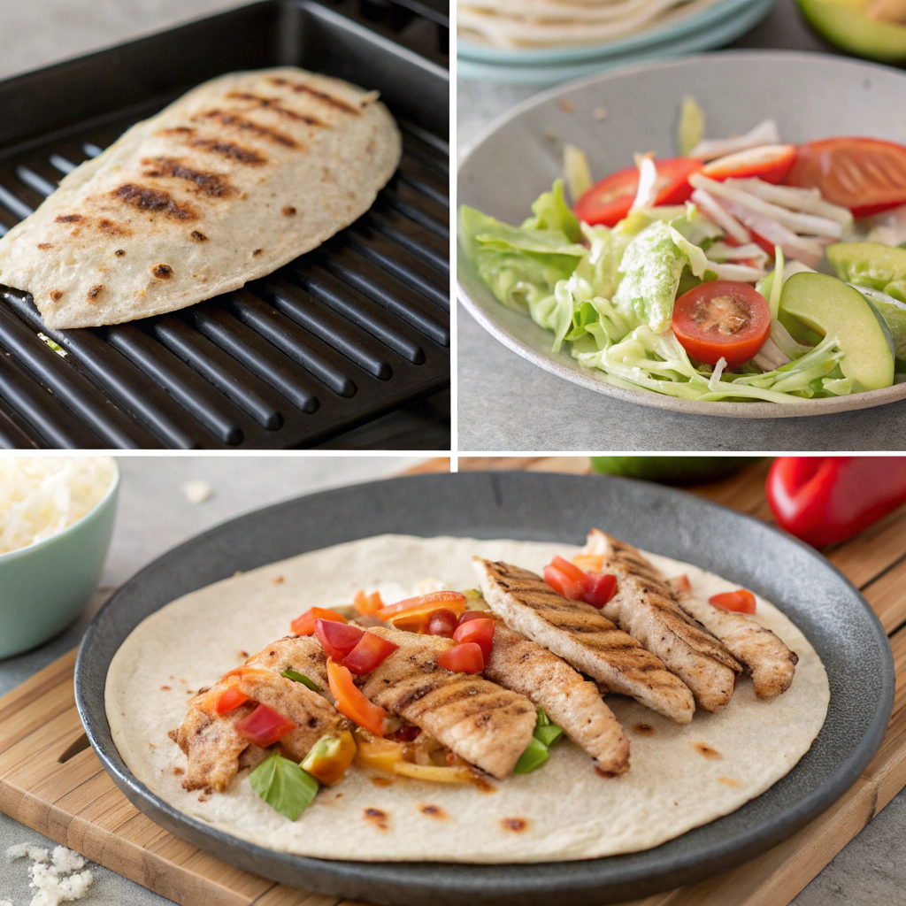 Grilled chicken wrap How to Make