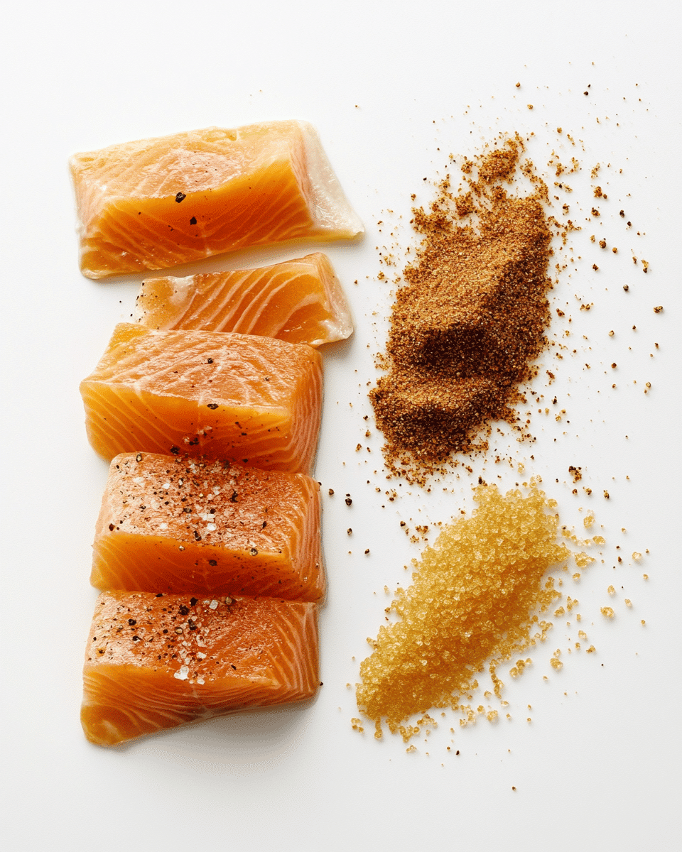 Cajun Air Fryer Salmon ingredients