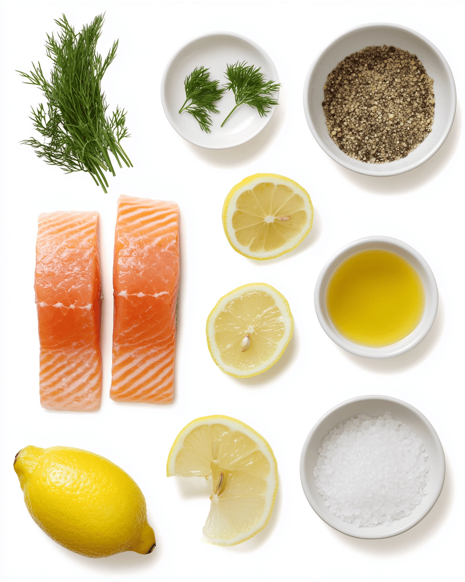 Dijon Baked Salmon ingredients