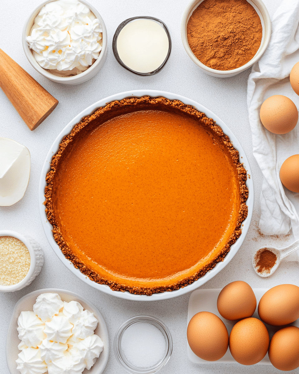 Double Layer Pumpkin Cheesecake ingredients