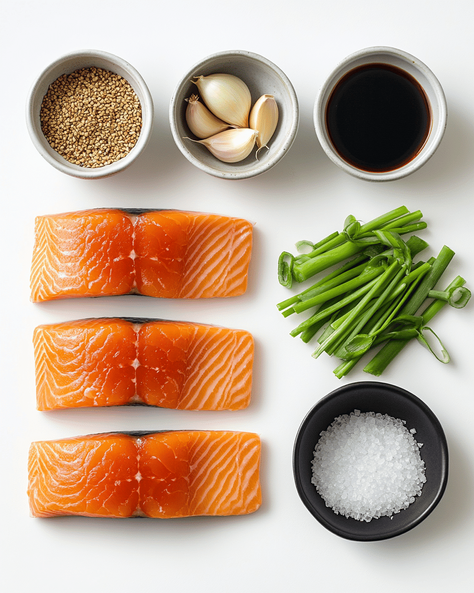 Firecracker Grilled Salmon ingredients