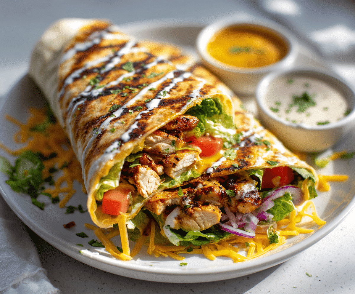 grilled chicken wrap recipe