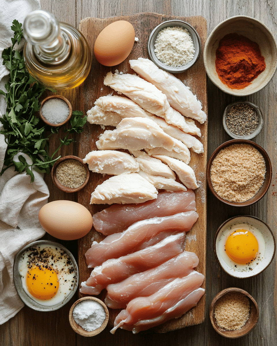 Chicken tender recipes ingredients