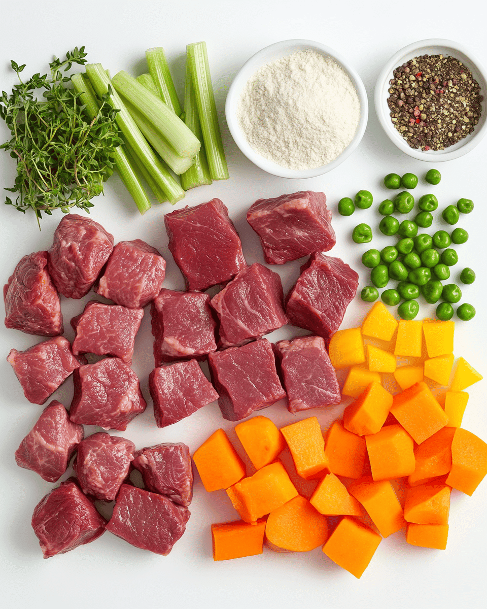 Crockpot Beef Stew ingredients