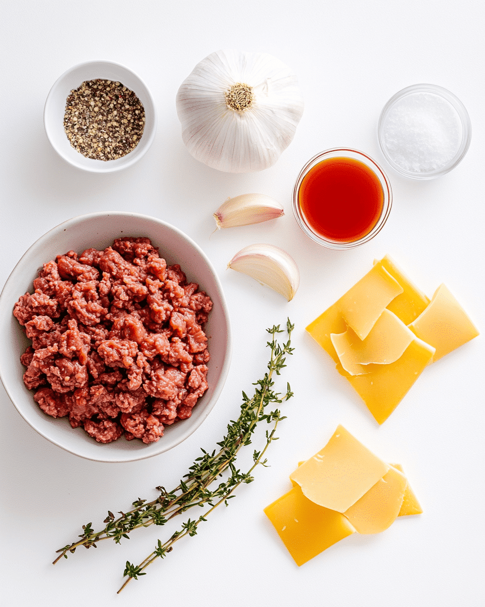 Ground beef recipes ingredients