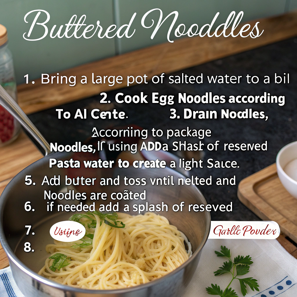 Buttered Noodles How to Make