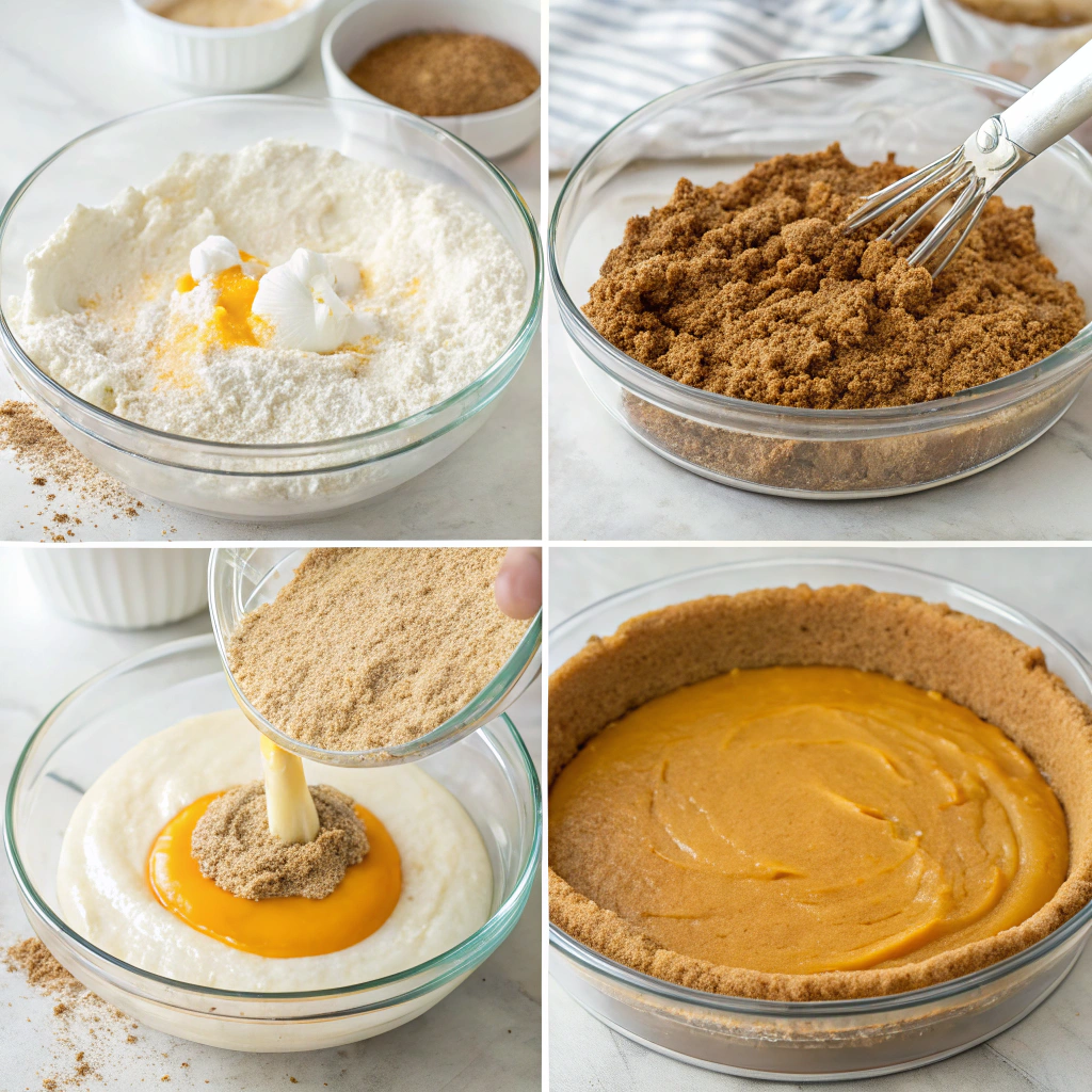 Double Layer Pumpkin Cheesecake How to Make
