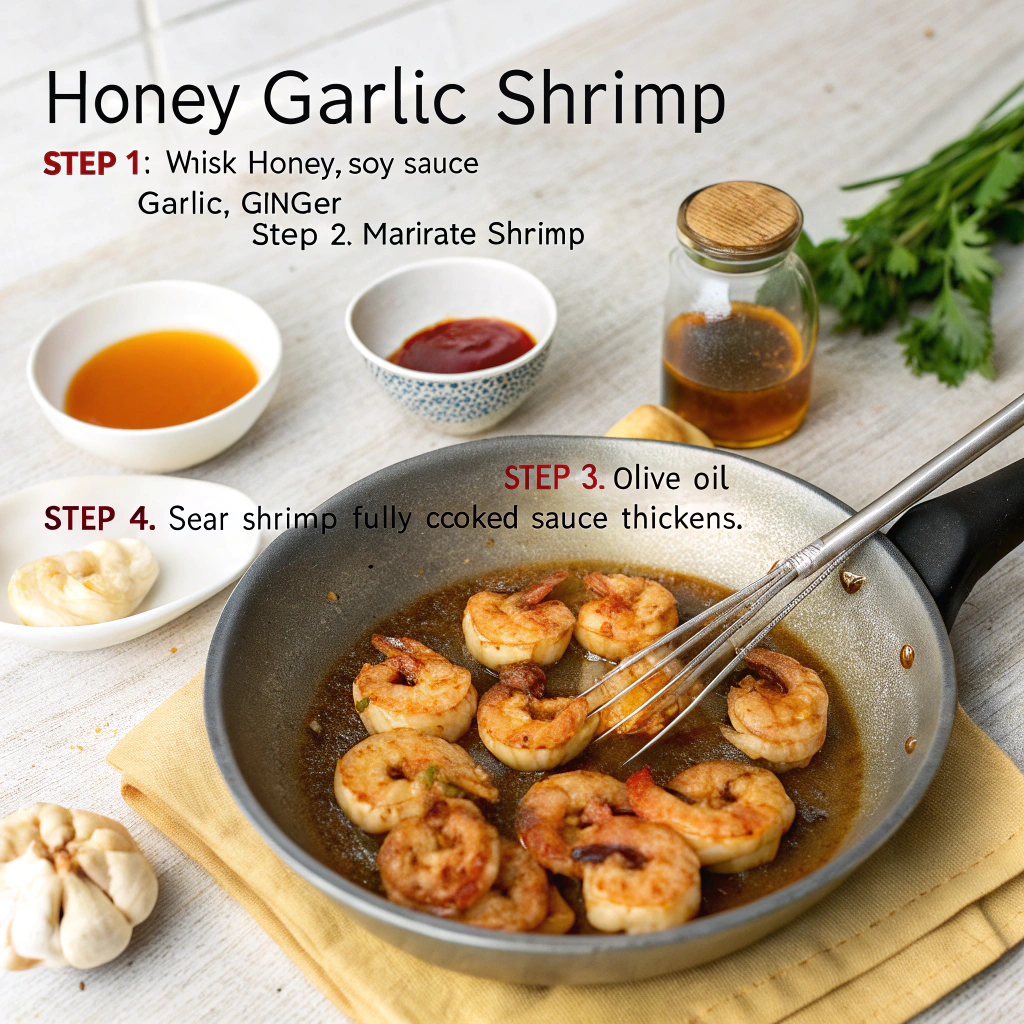 Honey Garlic Shrimp How to Make