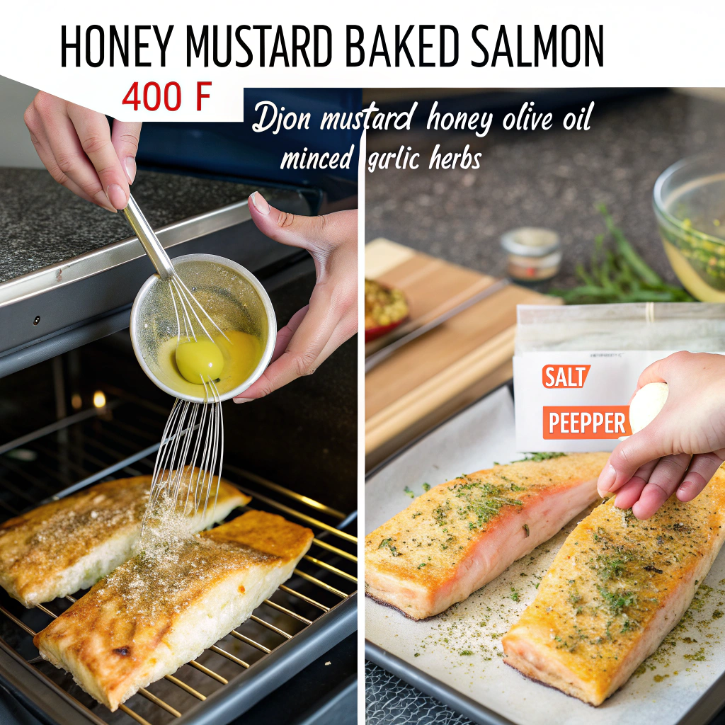 Honey Mustard Baked Salmon How to Make