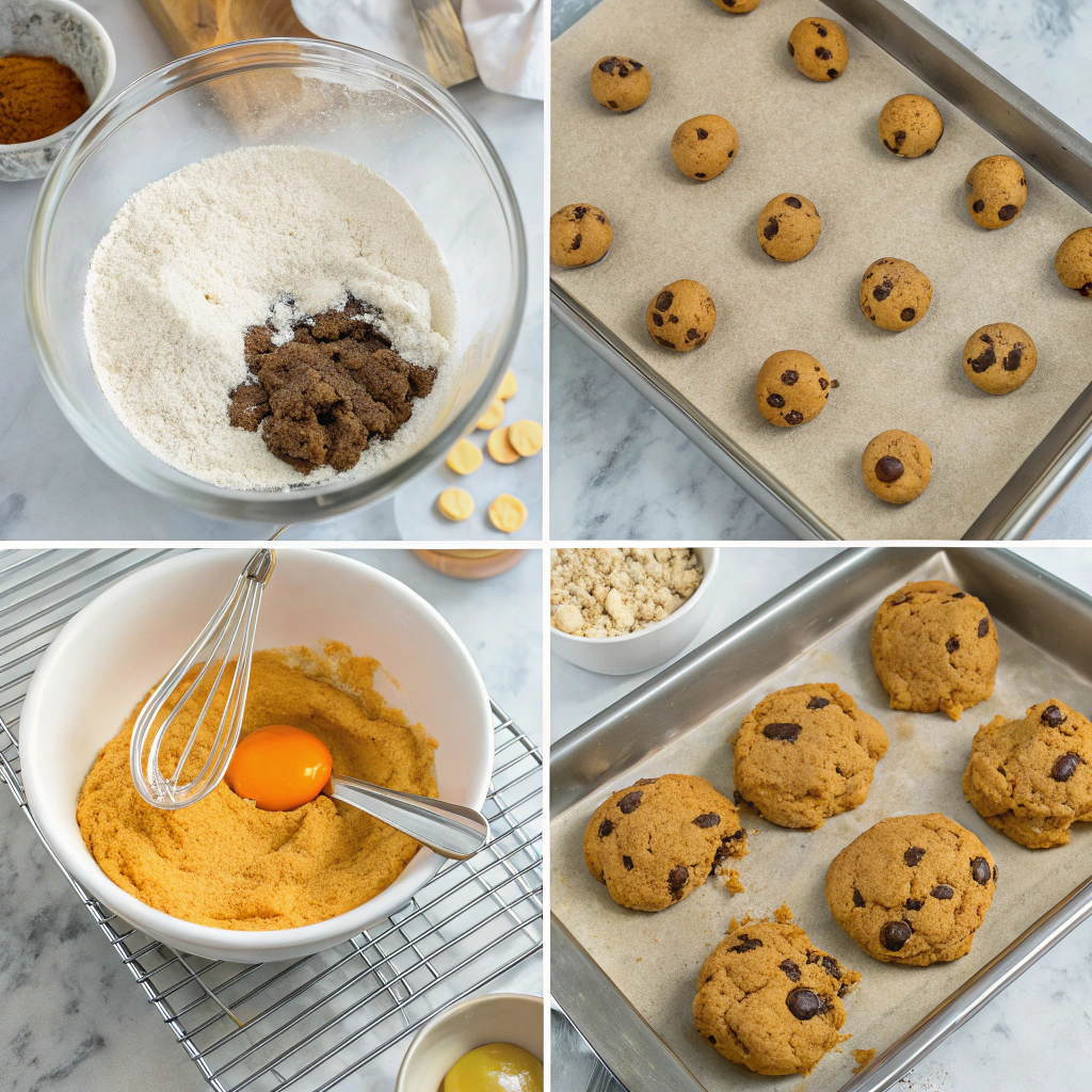 Pumpkin Chocolate Chip Cookies How to Make