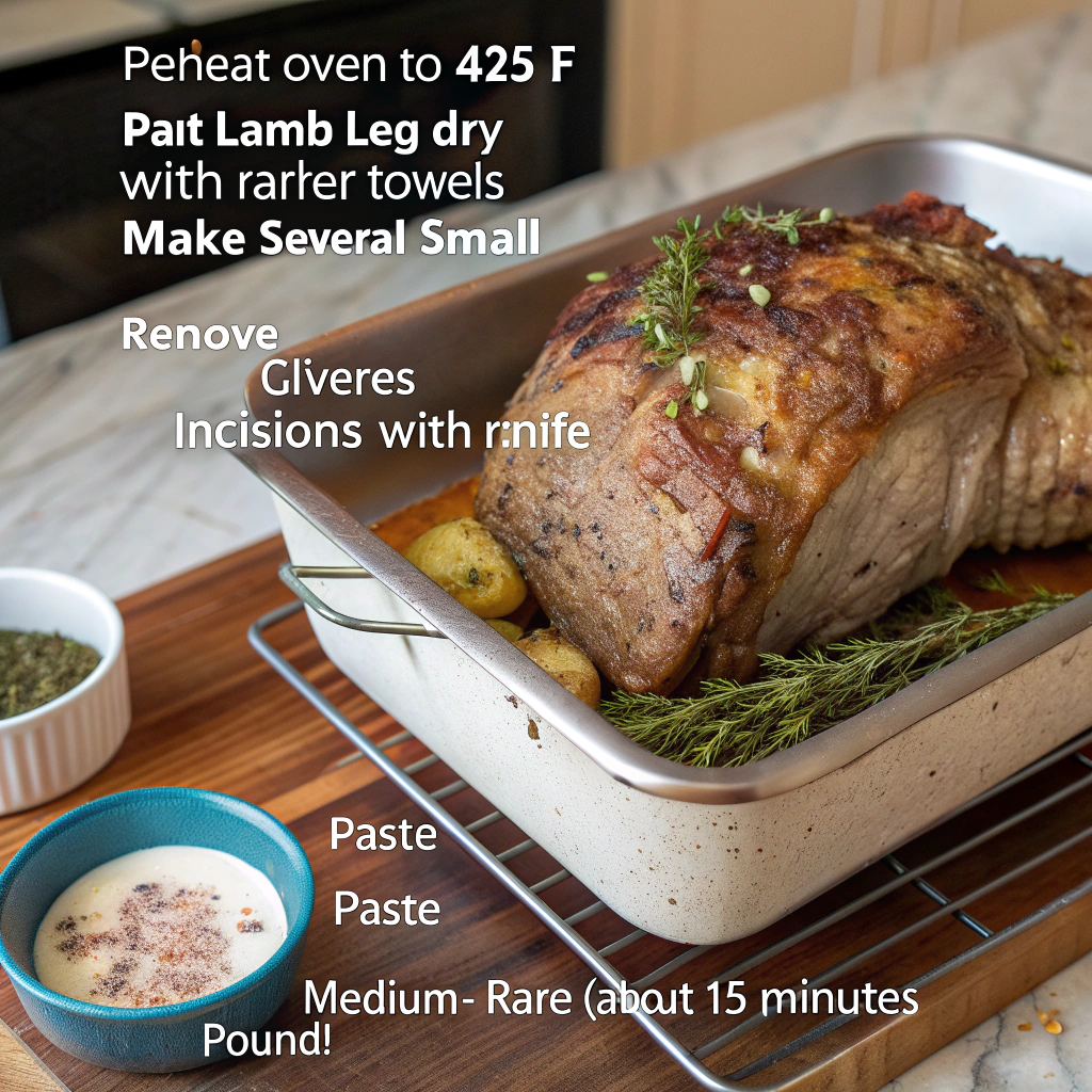 Roast Lamb Leg How to Make