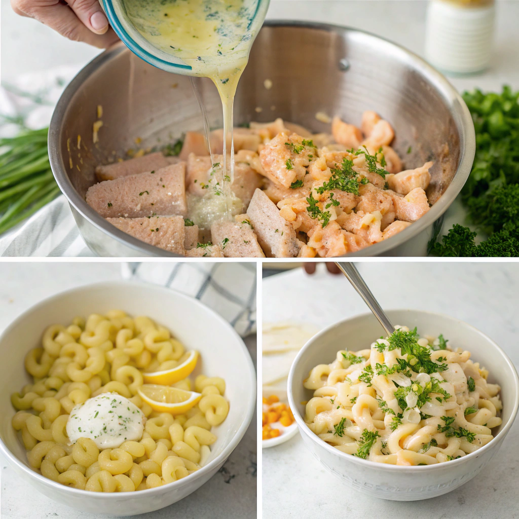 Salmon Macaroni Salad How to Make 