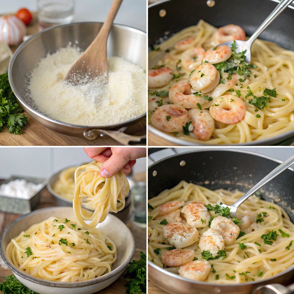 Shrimp Alfredo How to Make