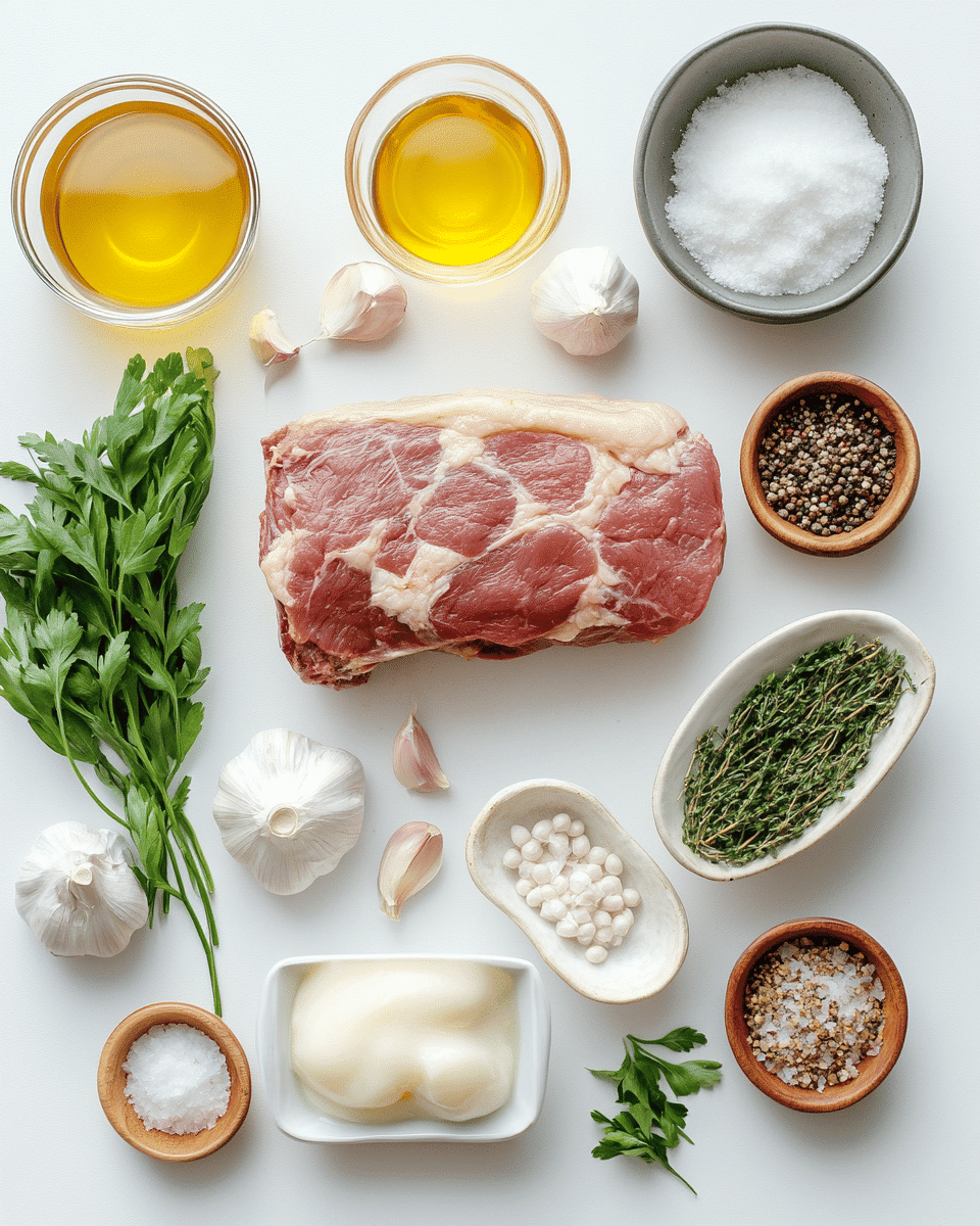 Pork loin ingredients