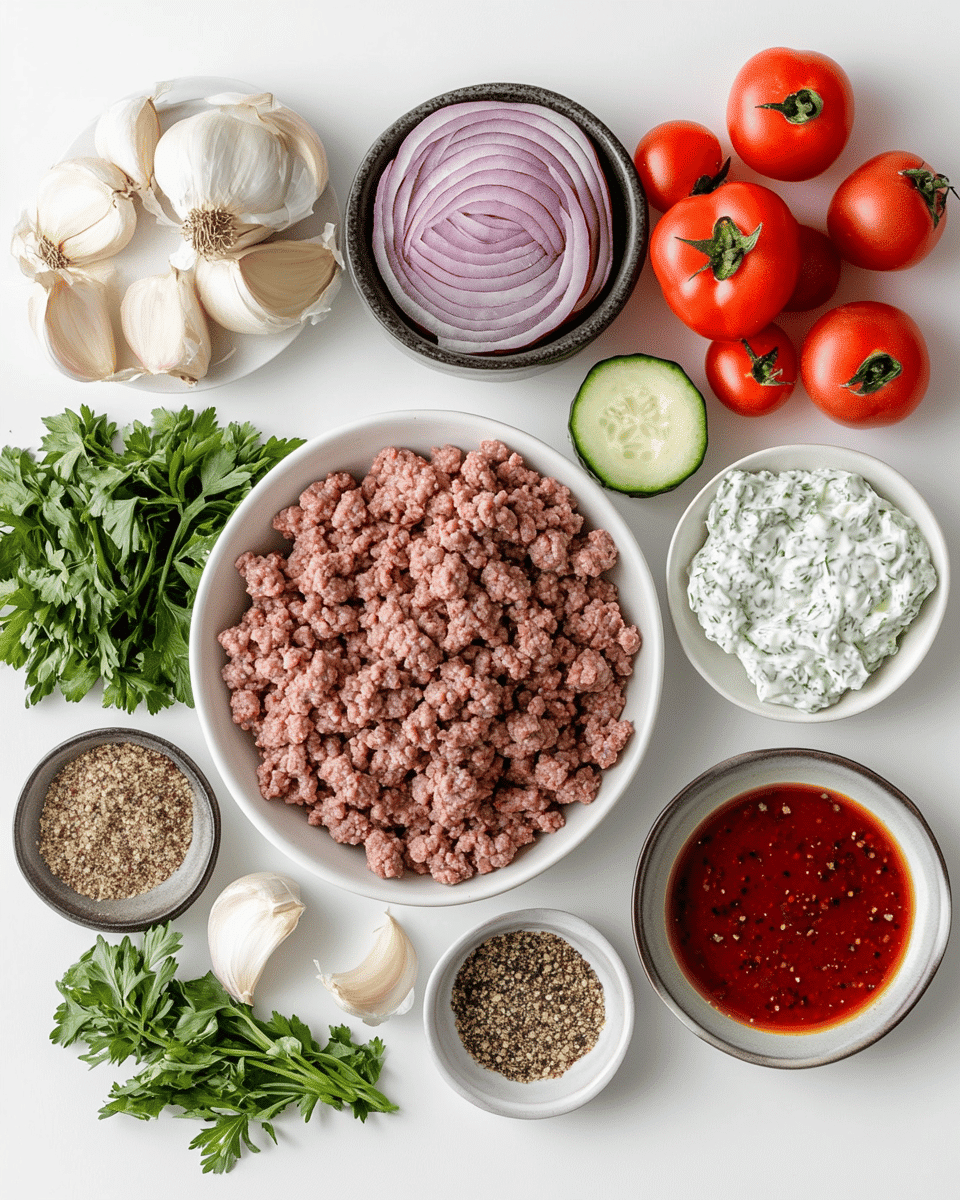 Lamb Gyros ingredients