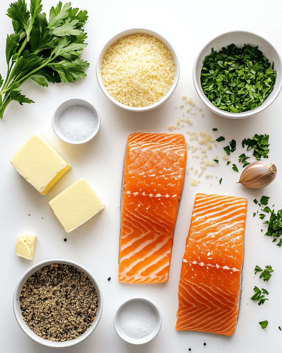 Parmesan crusted salmon ingredients