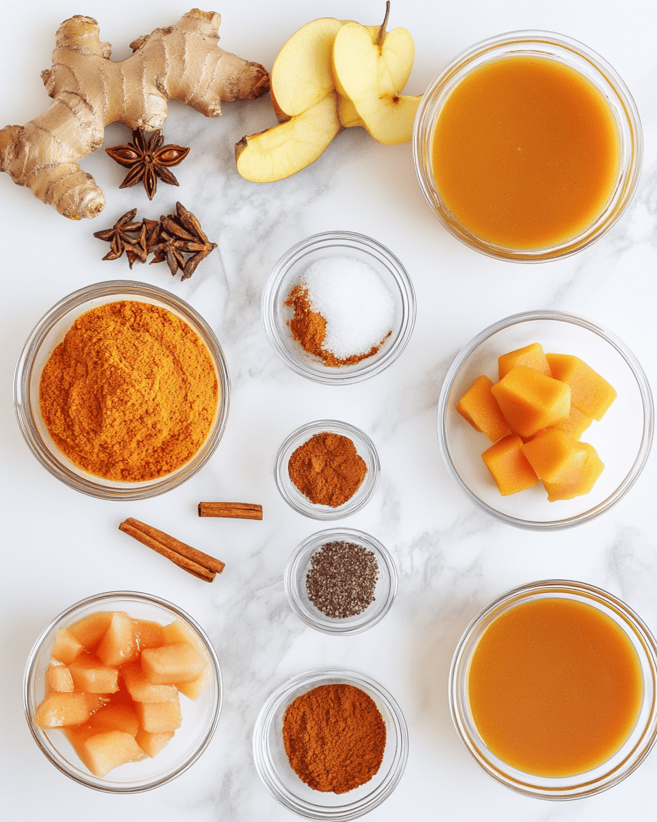 Pumpkin butter ingredients
