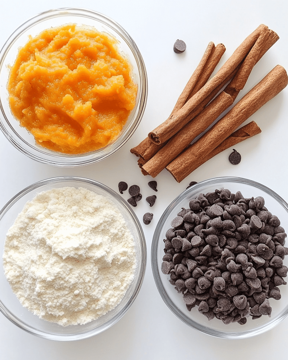 Pumpkin Chocolate Chip Cookies ingredients