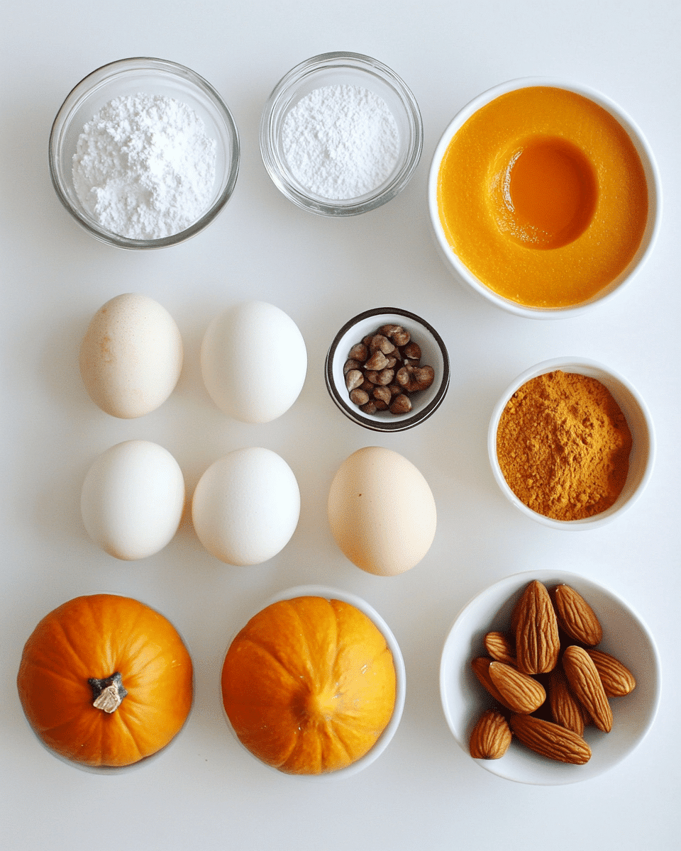 Pumpkin Roll ingredients