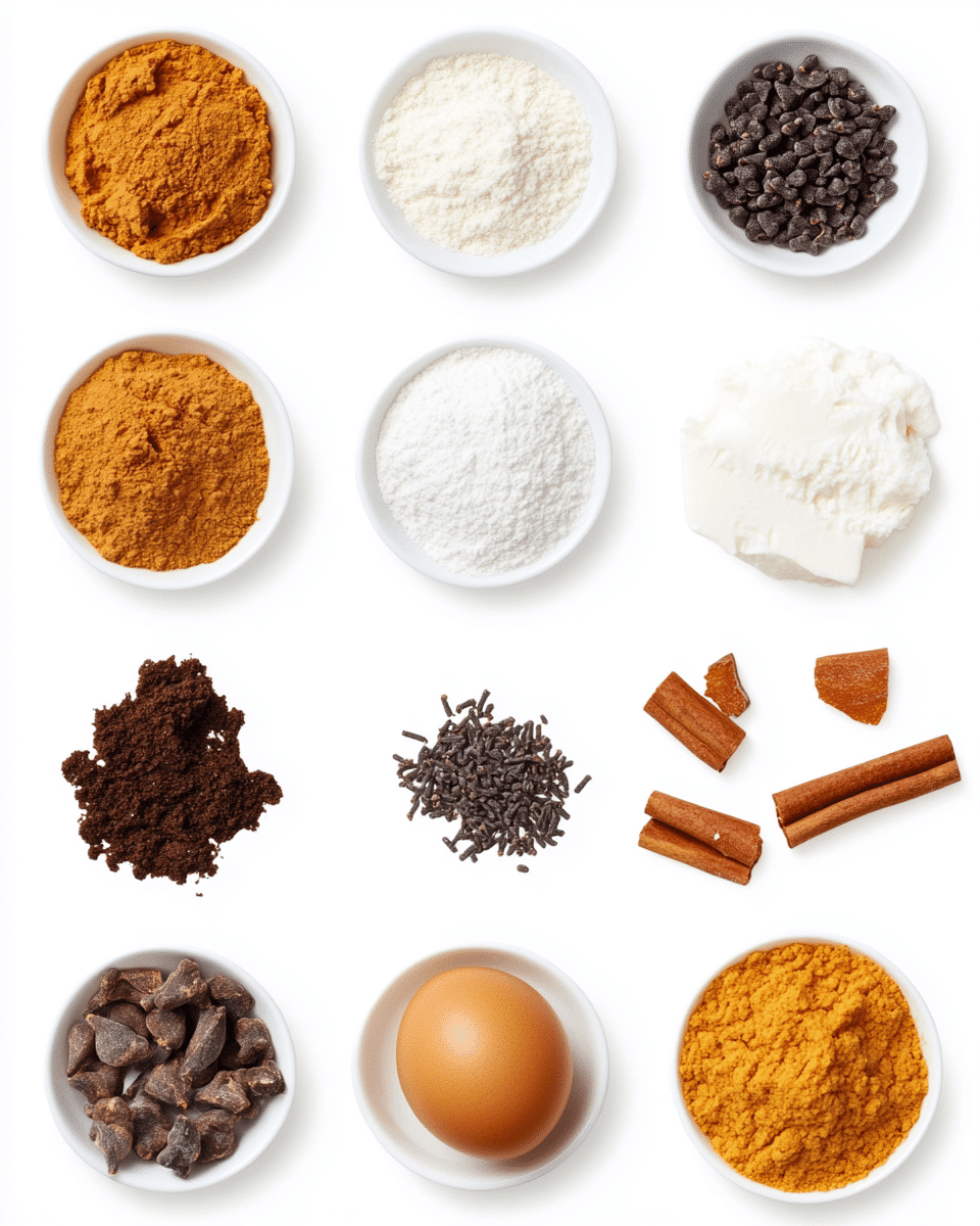 Pumpkin scones ingredients