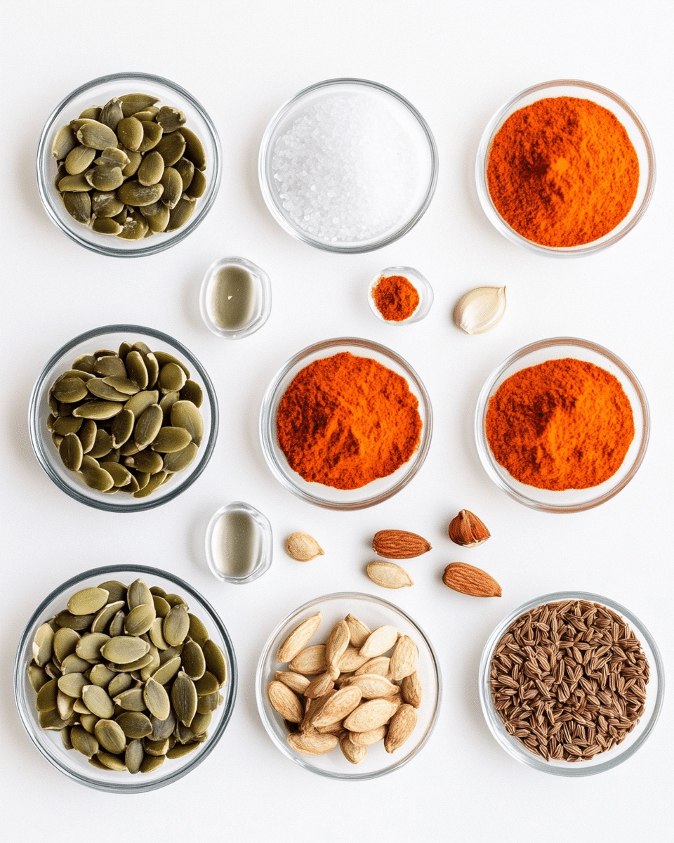 Spiced Pumpkin Seeds ingredients