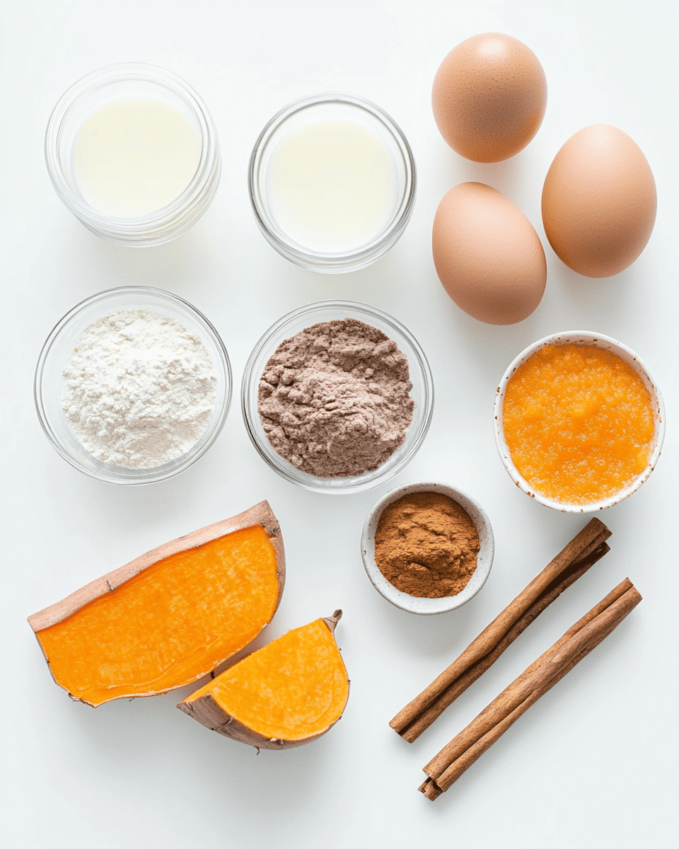 Sweet potato pancakes ingredients