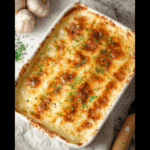 roasted garlic au gratin
