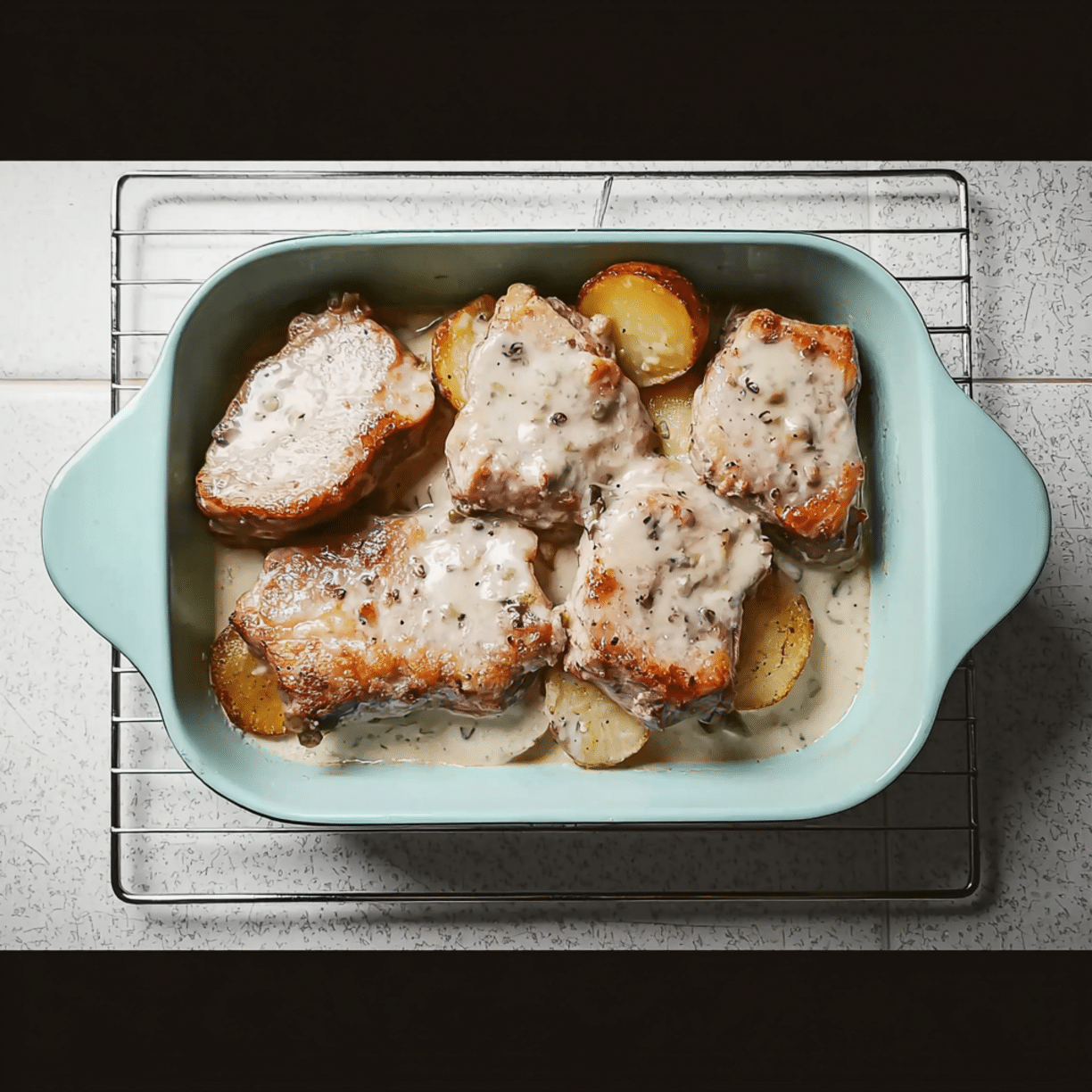 Pork Chop Potato Casserole