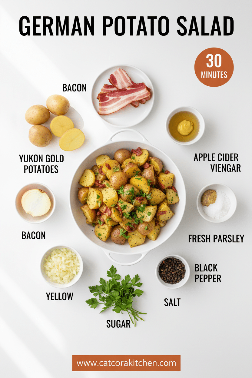 German potato salad ingredients