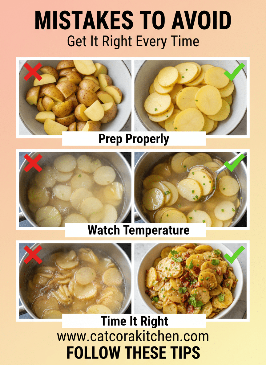 German potato salad common mistakes