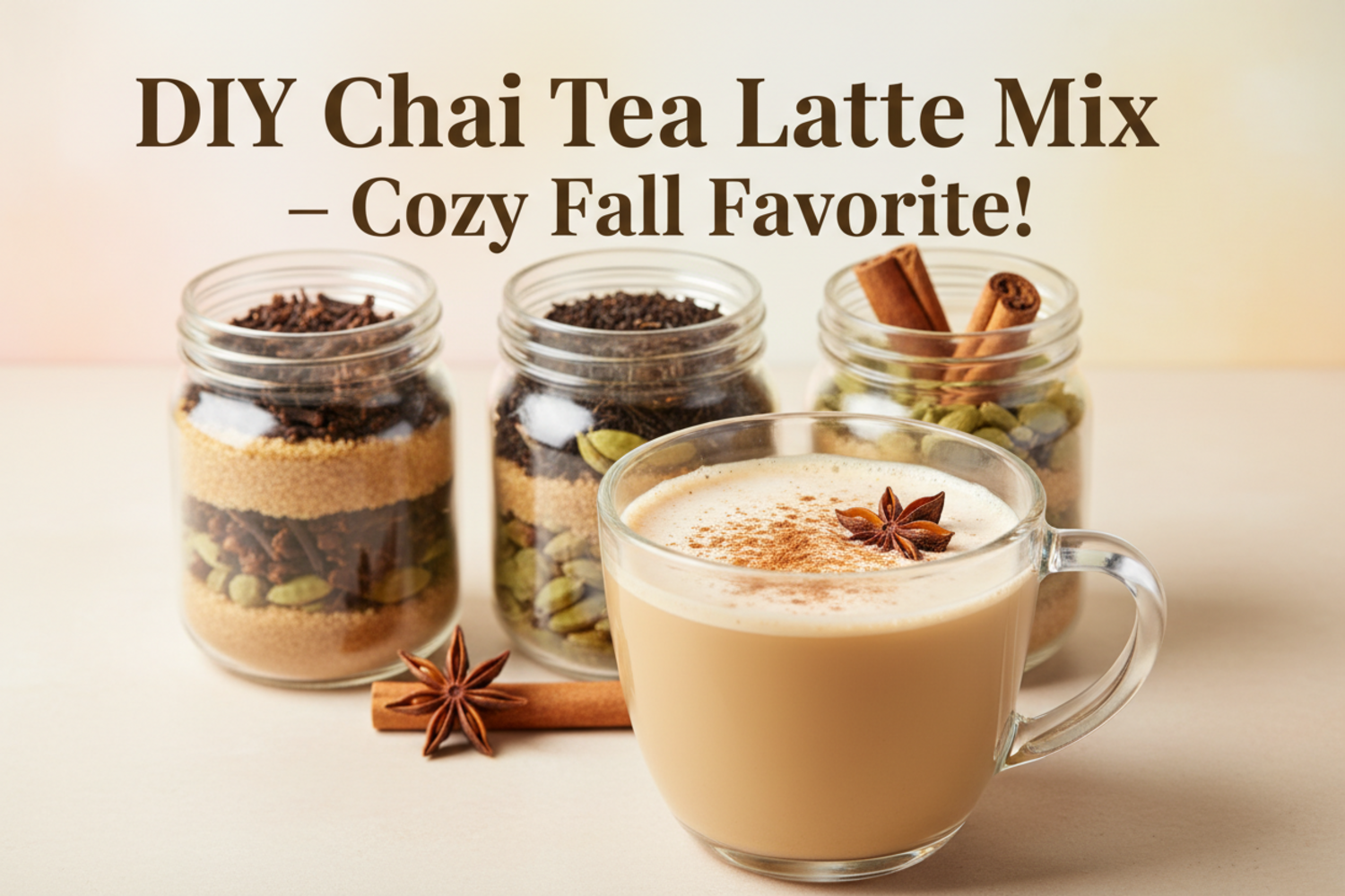 Homemade Chai Tea Latte Mix