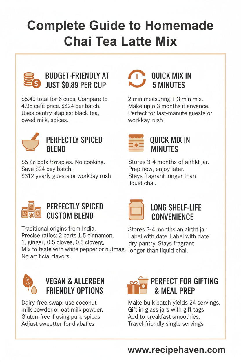 Why you'll love homemade chai tea latte mix