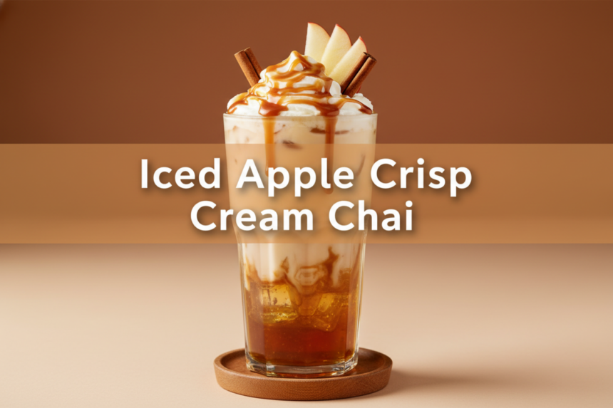 Iced Apple Crisp Cream Chai