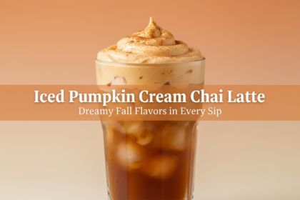 Iced Pumpkin Cream Chai Latte
