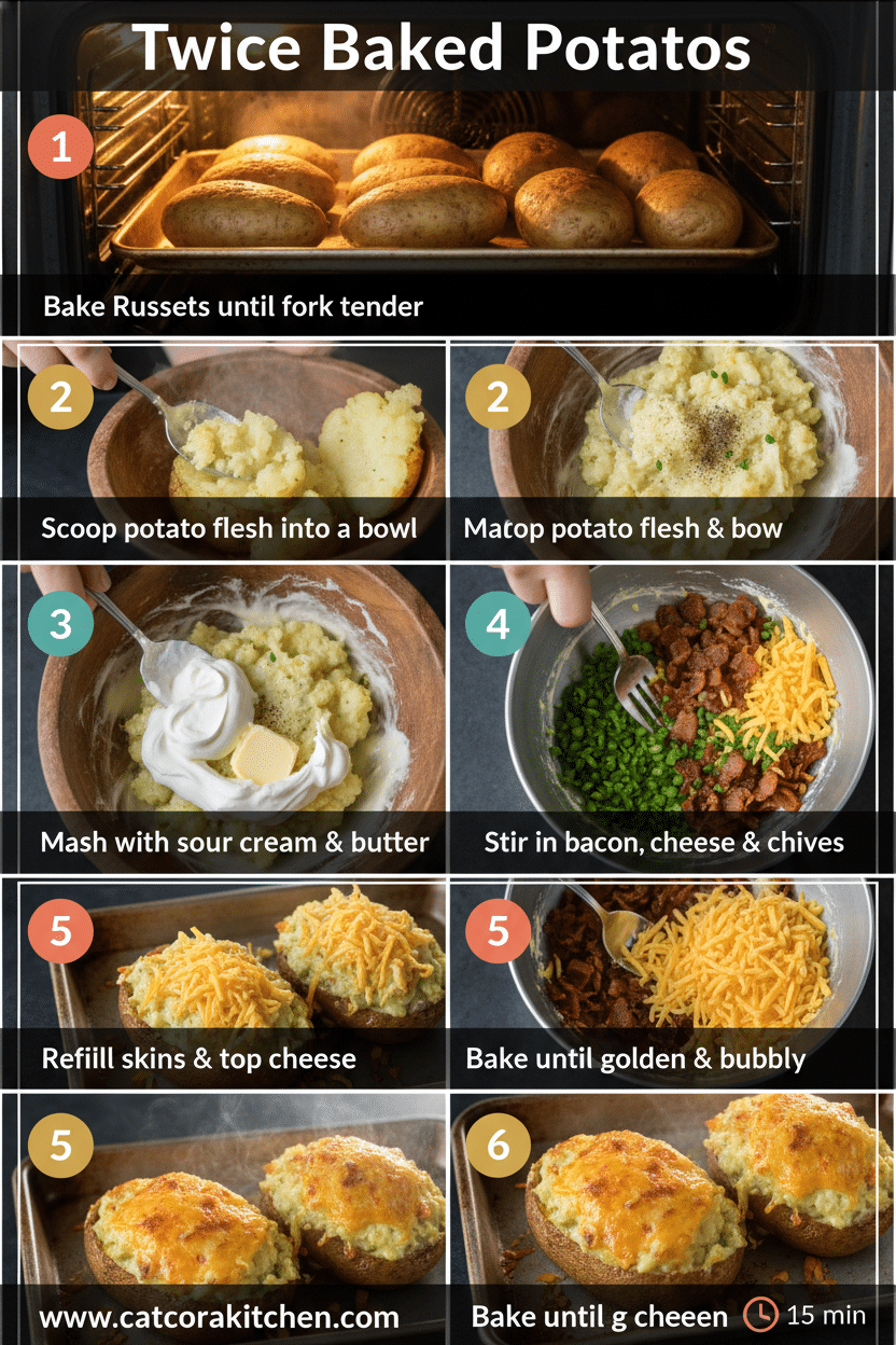 Twice-baked potatoes How to Make