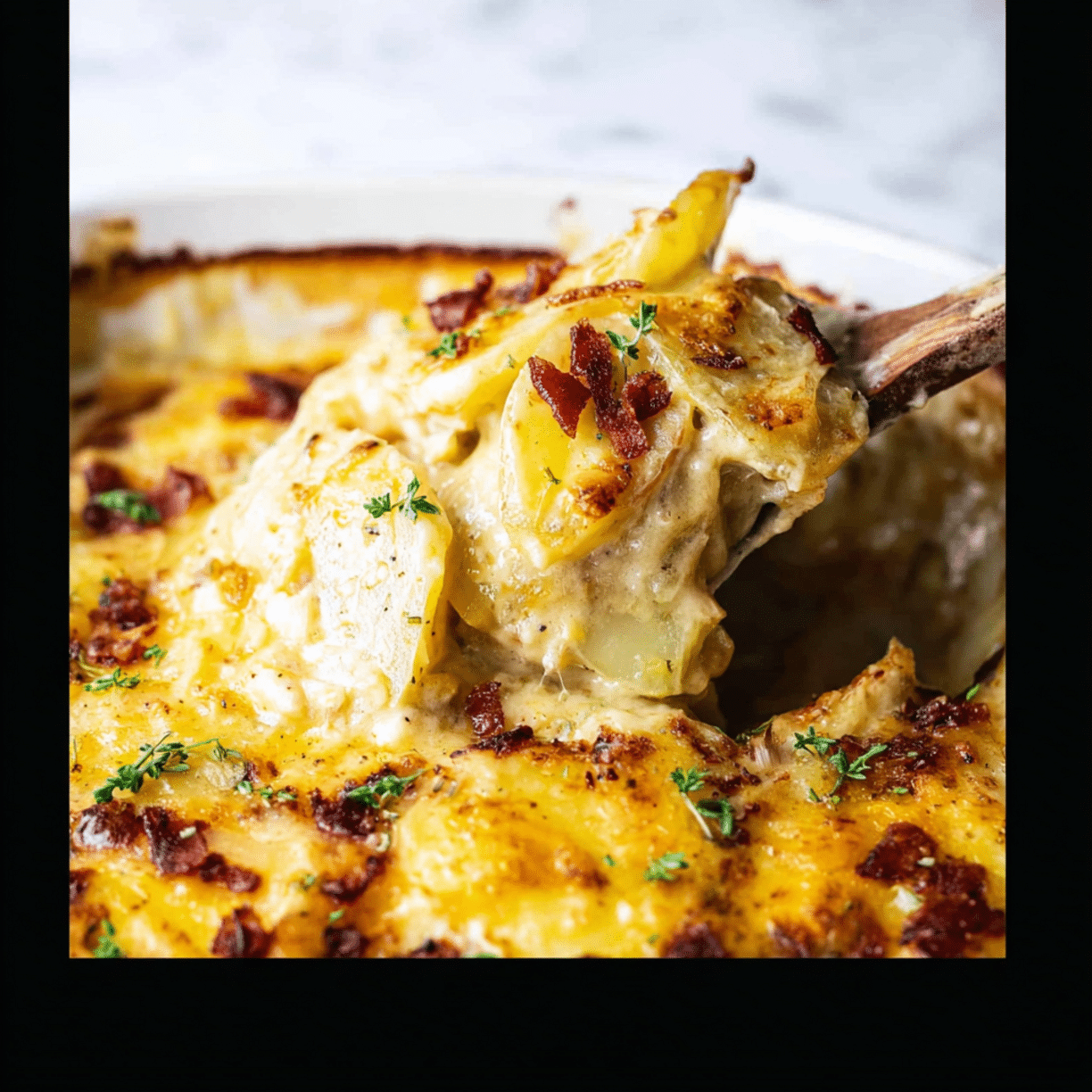 Boursin Scalloped Potatoes