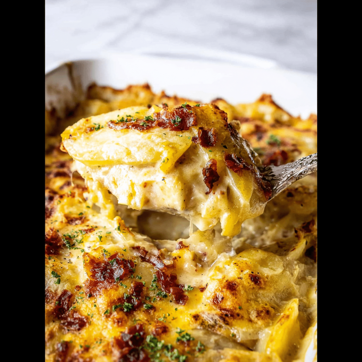 Boursin Scalloped Potatoes