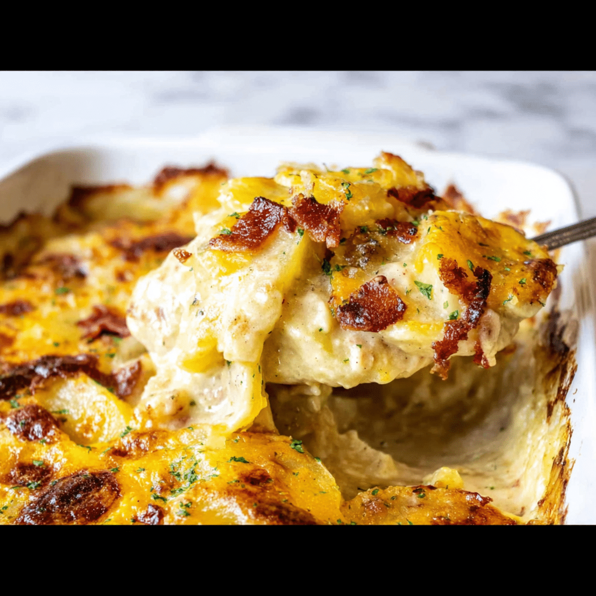 Boursin scalloped potatoes