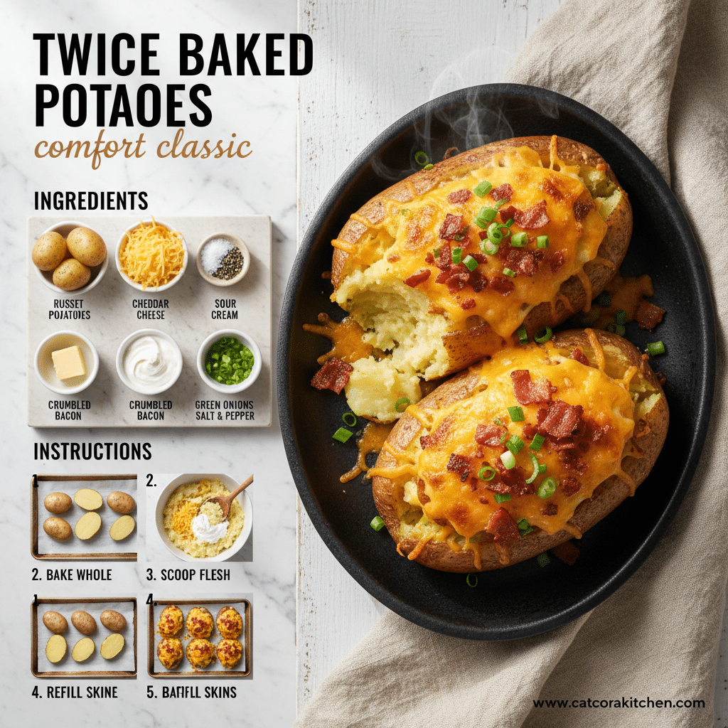 card recipe ingredients and instructions twice baked potatoes
